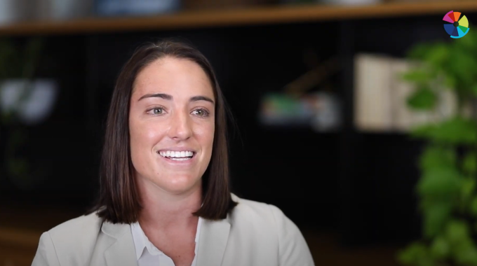 Click to play video: Jacqui Bell, ultra marathon runner and mental health ambassador, describes how she believes women can pursue equity in pay and ultimately financial freedom.